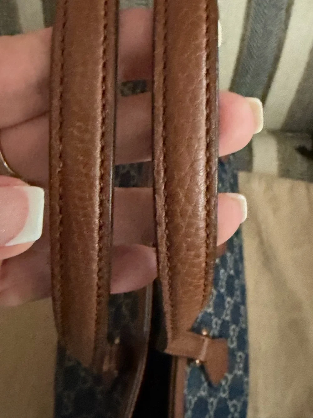 Gucci Ophidia GG Denim Tote Bag - Picture 8 of 13